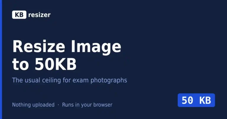 resize image to 50kb